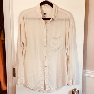 NSF off-white button down XS